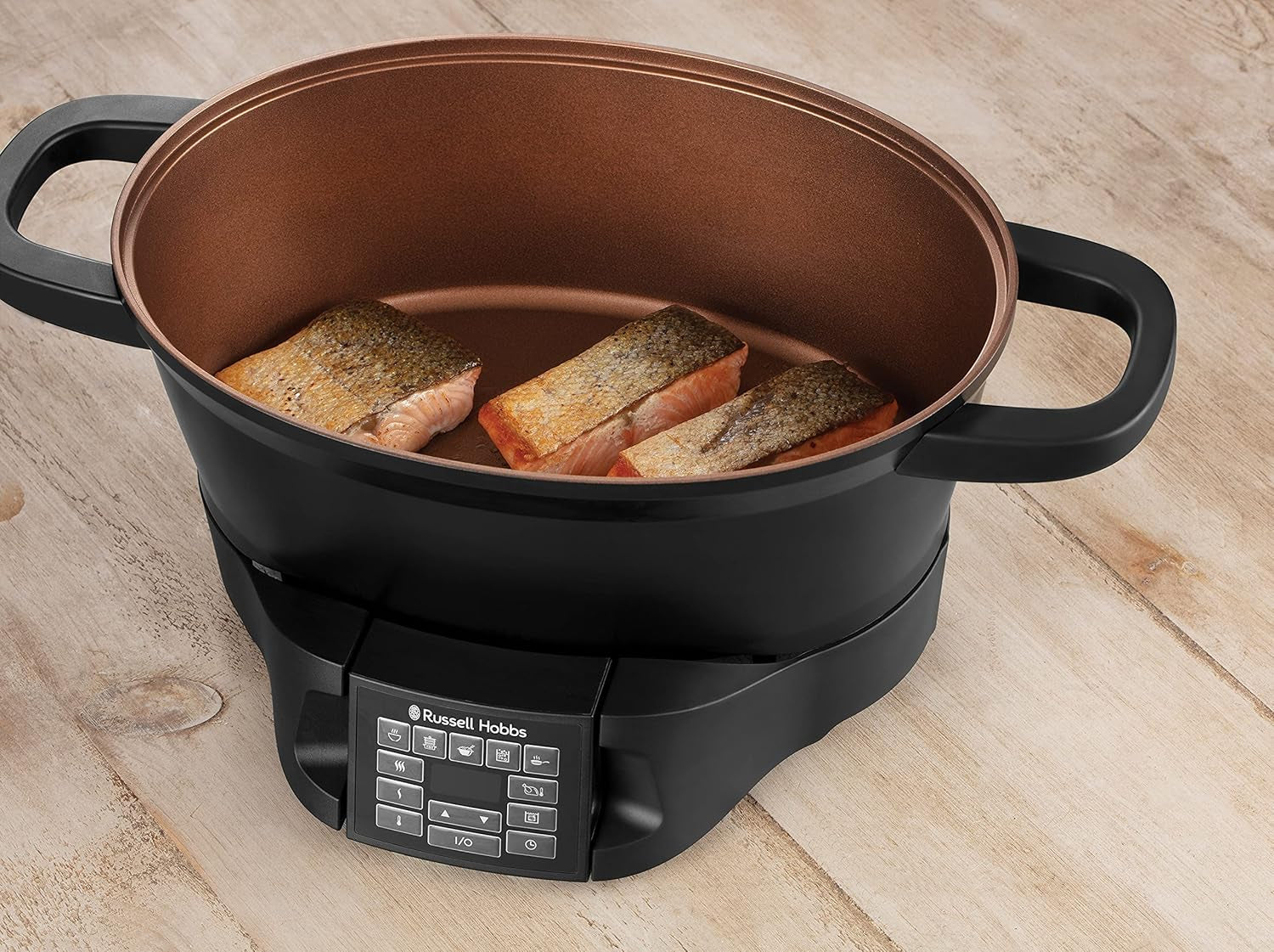 Multicooker Russell Hobbs 6,5L, digitální displej, 8 funkcí vaření Pomalý hrnec Naty Shop