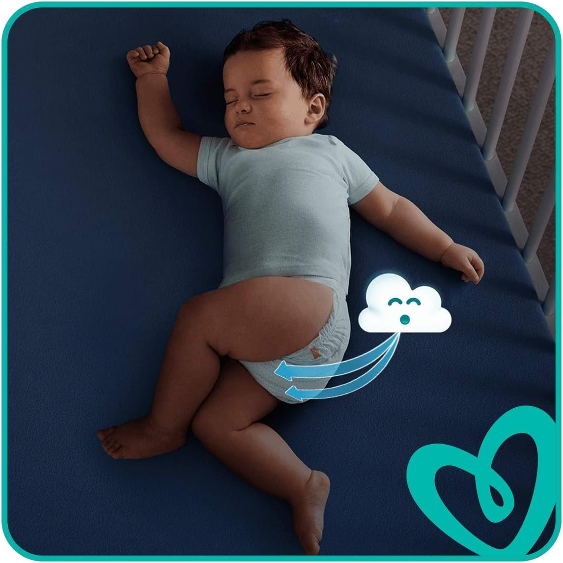 Plenky Pampers 81657566 Baby-Dry Pants, bílé