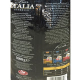 Kafffe, Bar Italia Espresso, gran crema (1 kg, sáček), balení 1 ks