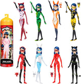 Bandai - Miraculous Ladybug - Doll Marinette Color Change Surprise - Jointed Miraculous Doll, 26 cm + 3 překvapení - Náhodný model - P50390 Naty Shop Dolls Surprise Doll Marinette Color Change