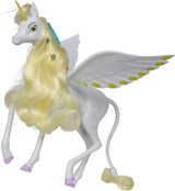 Simba 109480093 - Mia a já Unicorn Onchao, s pohyblivými křídly, sponkami do vlasů, stylingovým kartáčem, kůň na hraní, poník, Centopia, věk 3+, růžová