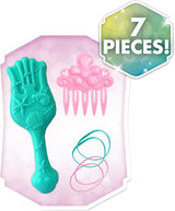 Ariel Just Play Vlasová hlava Disney Princess 20 cm s příslušenstvím Sada 7 dílů Hračka do červených vlasů pro děti od 3 let