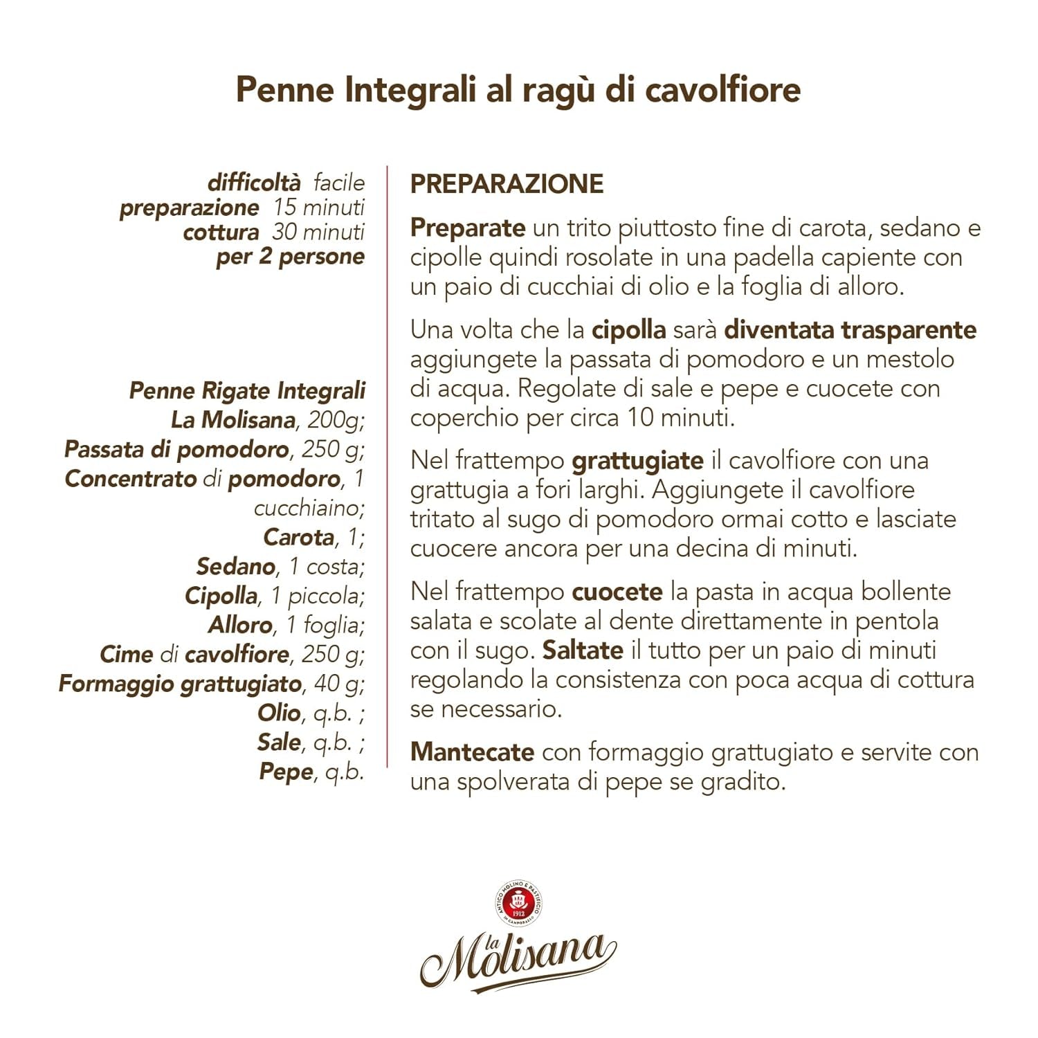 N°20 Penne Régate Integrale Pate 500 g - šarže 6