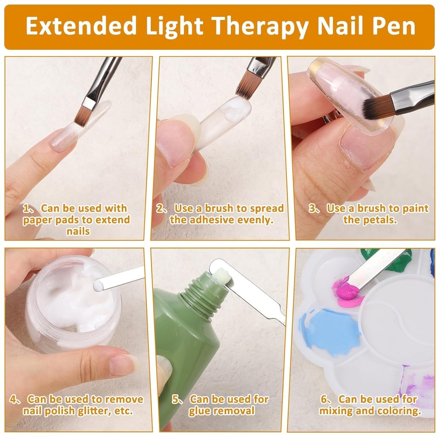 10 Stück Nailart Pinsel Set, štětce Braun Nail Art Pinsel Nageldesign Pinselfür Gelnägelfür Heimwerker Maniküre Salon Zuhause Set pinsel