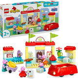 LEGO DUPLO 10434 Peppův supermarket: kreativní vzdělávací hračka a herní sada, dárek pro chlapce a dívky od 2 let, podporuje zručnost Stavebnice Besuche den LEGO-Store Výchozí název