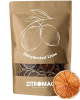 200gr Sušené limetky do koktejlů|sušené ovoce do koktejlů bez cukru, dekorace, pečení, Vánoce, nápoje, čaj|100% přírodní Sušené plátky limetky na gin, večerní koktejl Dehydrované produkty Naty Shop Limes 100Gr