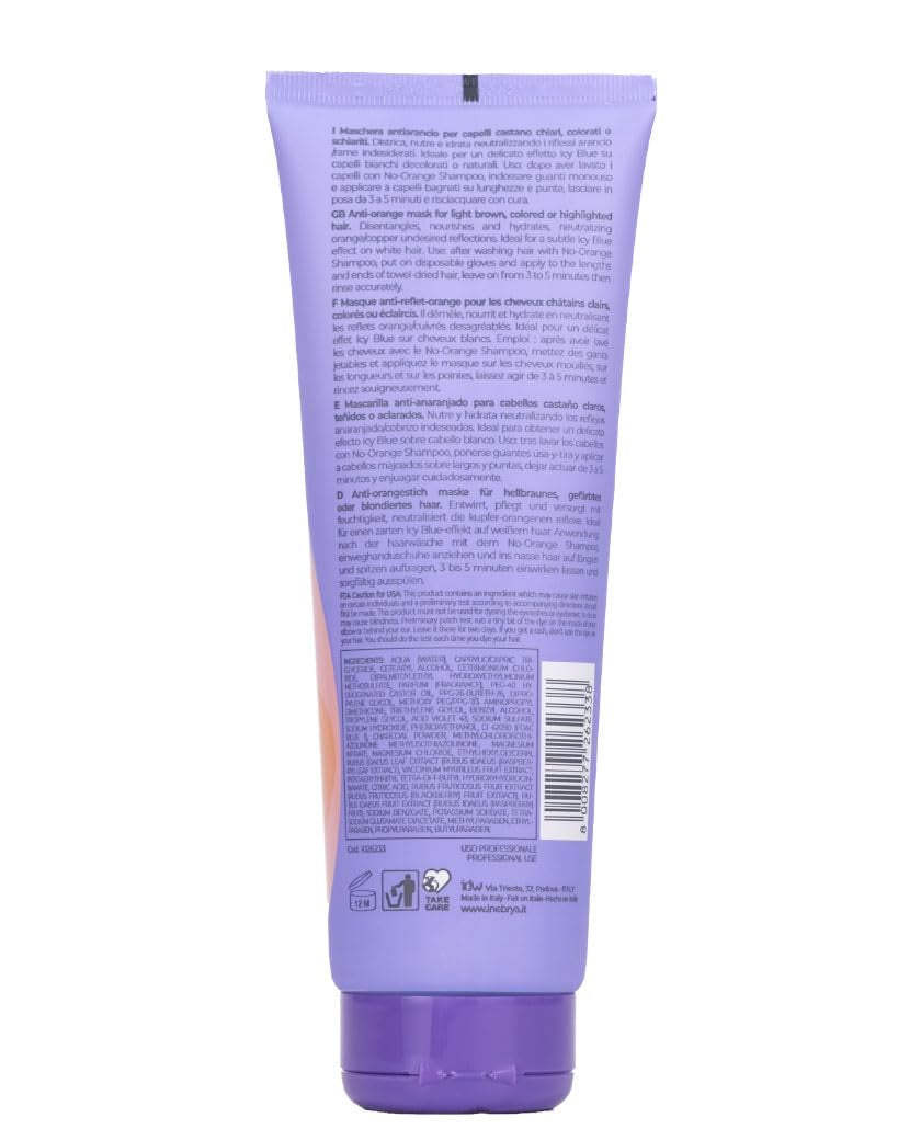 Inebrya Blondesse No-Orange Mask 250ml Maska na vlasy Naty Shop