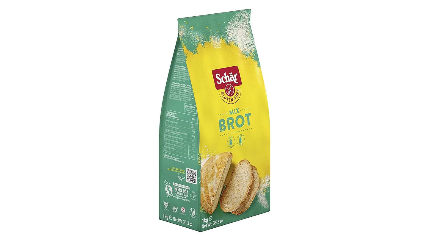 Mix B - Brot Mix Backmischung Glutenfrei 1Kg, 10Er balení Naty Shop