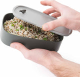 BergHoff dvojitý bento box - Leo (sada obědového boxu 19x12,5x9 cm, dva boxy, vhodné do mikrovlnné trouby, vzduchotěsné těsnění, vhodné na mytí v myčce, ideální na svačiny / svačiny / saláty) 3950126 Dózy na potraviny Naty Shop
