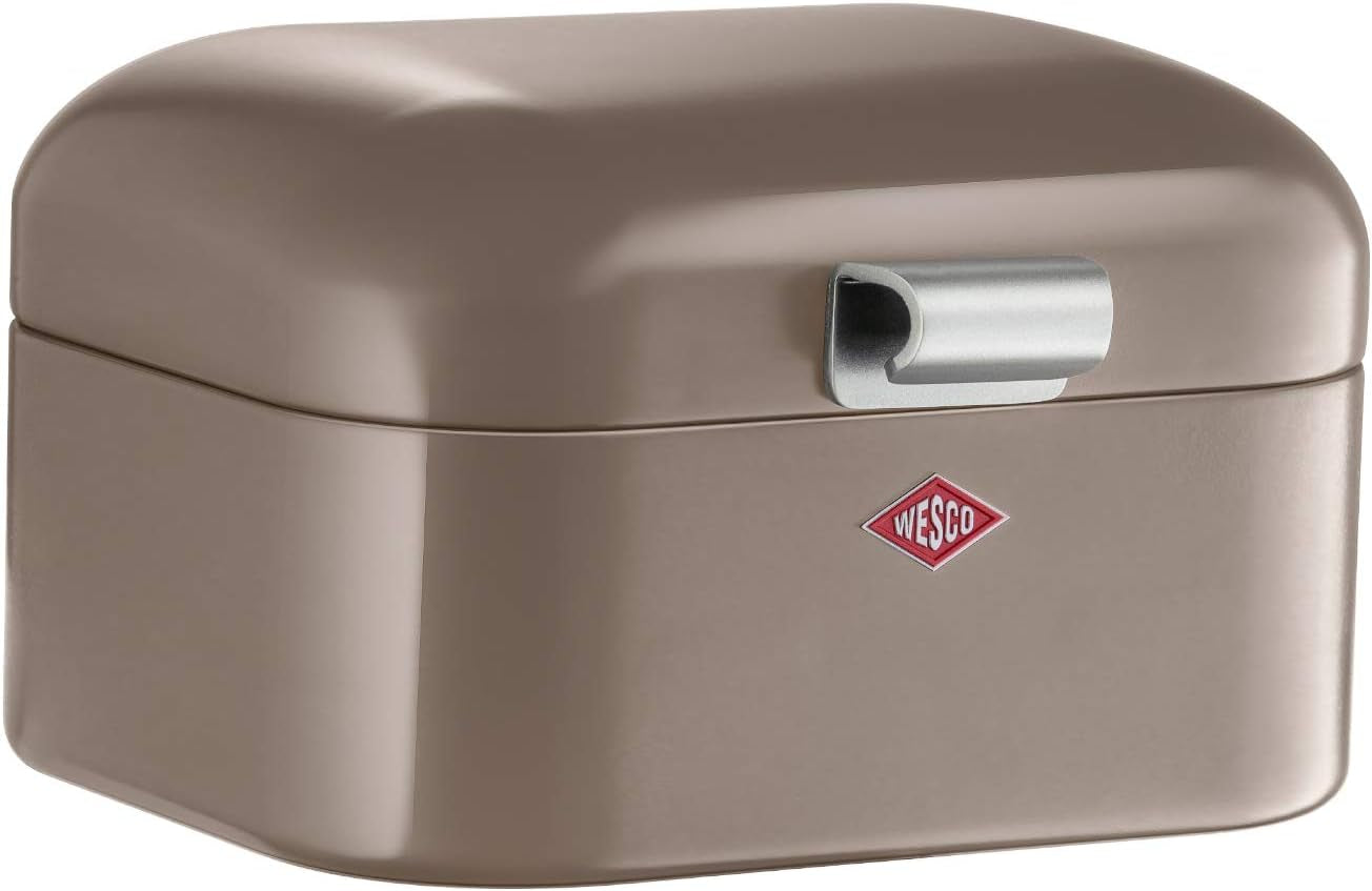 Wesco 235 001 Mini Grandy košík na chléb 17 x 18 x 12 cm (D/Š/V) růžový, nerez Dózy na potraviny Naty Shop Teplá šedá