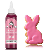 Červené potravinářské barvivo 120 ml, vysoce koncentrované tekuté potravinářské barvivo bez cukru na pečení, dorty, makronky, polevu, fondán, sušenky, donuty