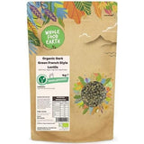 Wholefood Earth Organic French Style Tmavě zelená čočka 1kg Non-GMO | Vegan | Bohaté na vlákninu | Bohaté na bílkoviny | Certifikované organické