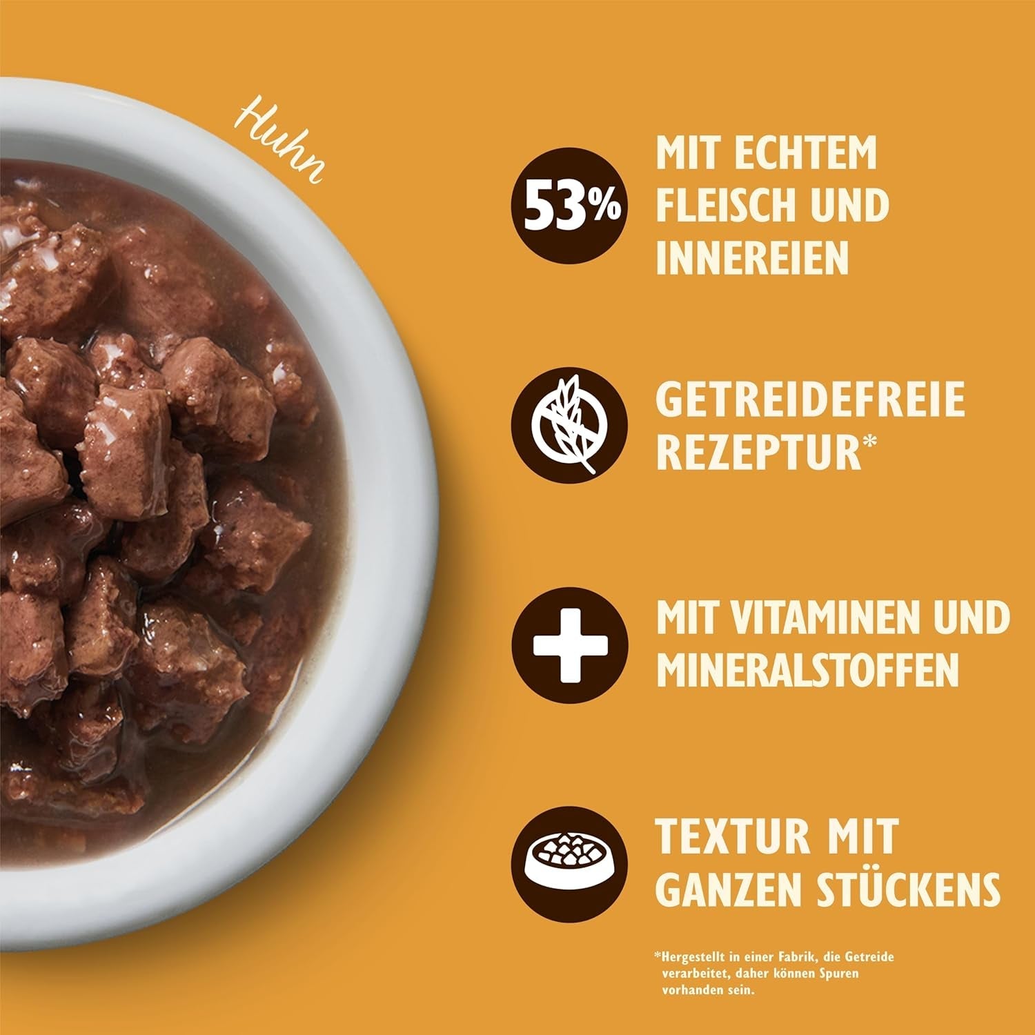 Lily's Kitchen Mokré krmivo pro dospělé kočky, vyrobené z přírodních ingrediencí, lahodné kousky v omáčce, více balení, 8 krabic x 85 g