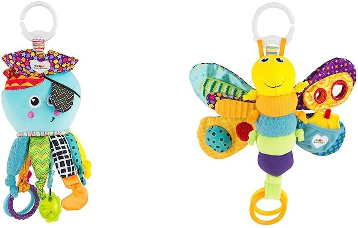 Hračka Lamaze pro miminka Kapitán Calamari pirátská chobotnice Clip & Go - vysoce kvalitní hračka pro batolata - od 0 měsíců & světluška Freddie Clip & Go - vysoce kvalitní hračka pro batolata Bebe Naty Shop Toys Výchozí název