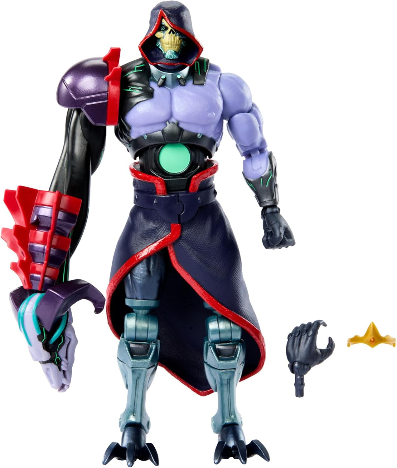 Masters of the Universe: Revolution Masterverse Skeletor akční figurka Sběratelská figurka s 30 body pohybu a pohyblivým robotickým ramenem Motu Toy HYC46 Akční figurky Naty Shop Výchozí název