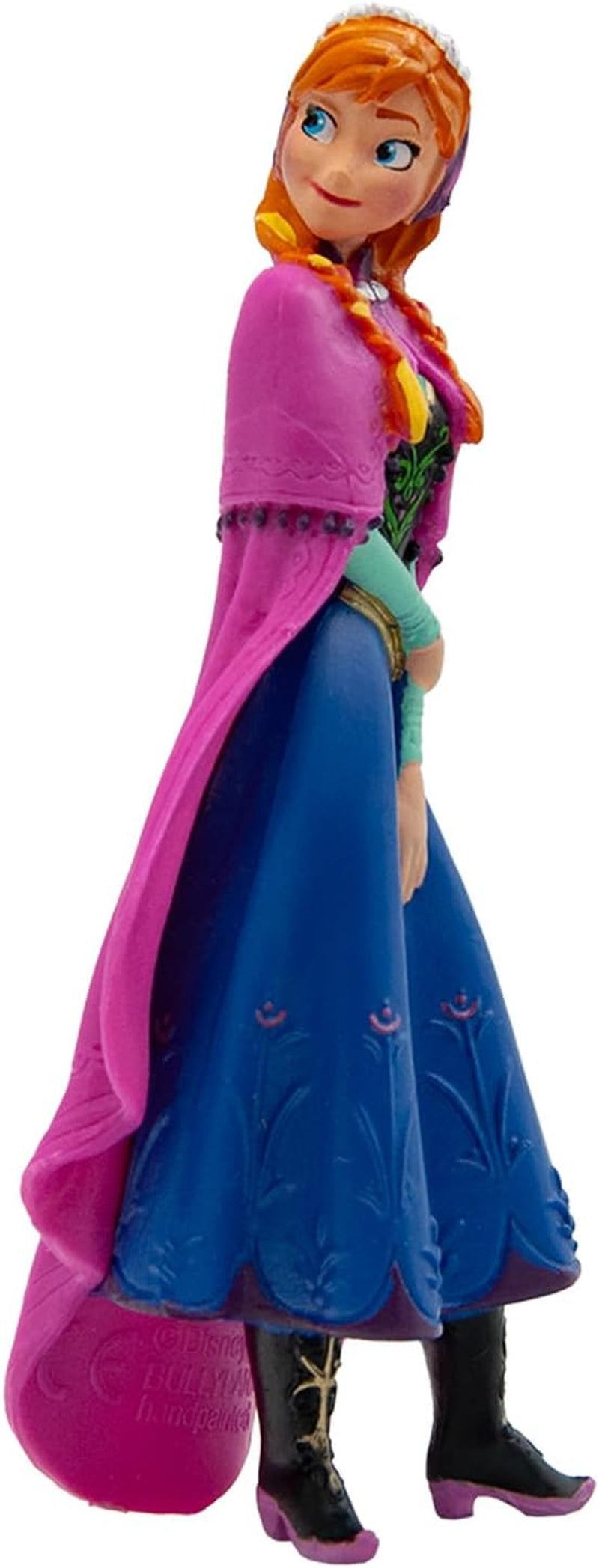 Bullyland 12960 - figurka princezny Anny z filmu Frozen od Walta Disneyho, cca. 9,5 cm, vysoce detailní, ideální jako malý dárek pro děti od 3 let
