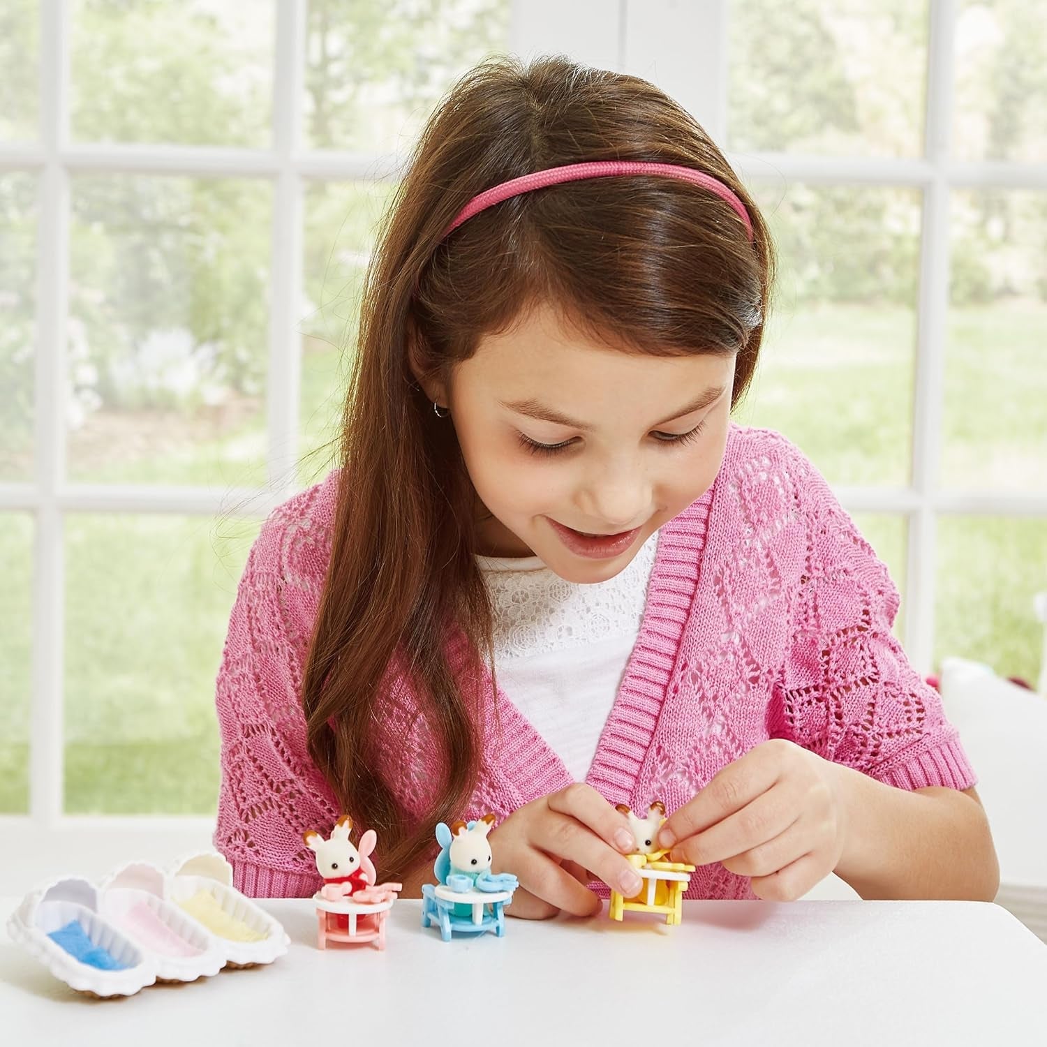 Startovací sada Sylvanian Families L5532 Triplets – domeček pro panenky