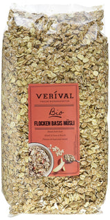 Verival Flocken Basis Müsli - Bio, 6 Err Pack (6 X 1 Kg) Cereálie Naty Shop Výchozí název