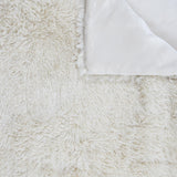 HOME DECO FACTORY Přikrývka s dlouhým vlasem, 220Cm X 240Cm, béžová Přikrývky a přikrývky Naty Shop