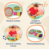 B. toys - Dětská hračka na vysokou židličku - Hračka s přísavkou s hudbou, světly, zvuky - Senzorická hračka - Motorická hračka pro děti - od 6 měsíců - Whirly Pop Baby Toys Naty Shop