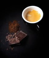 Espresso Kaffeebohnen silné 500 g, Barista Kaffee schokoladig und säurearm, Espressobohnen, Bohnenkaffee s Arabicou a Robustou, jemná Crema, ideální pro cappuccino