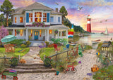 Schmidt Spiele Plážový domek, skládačka 1 000 dílků Puzzle Naty Shop