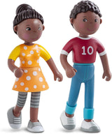 HABA 306696 – Hrací sada Little Friends Family Time, Flexibilní doplňky pro panenky, věk 3+