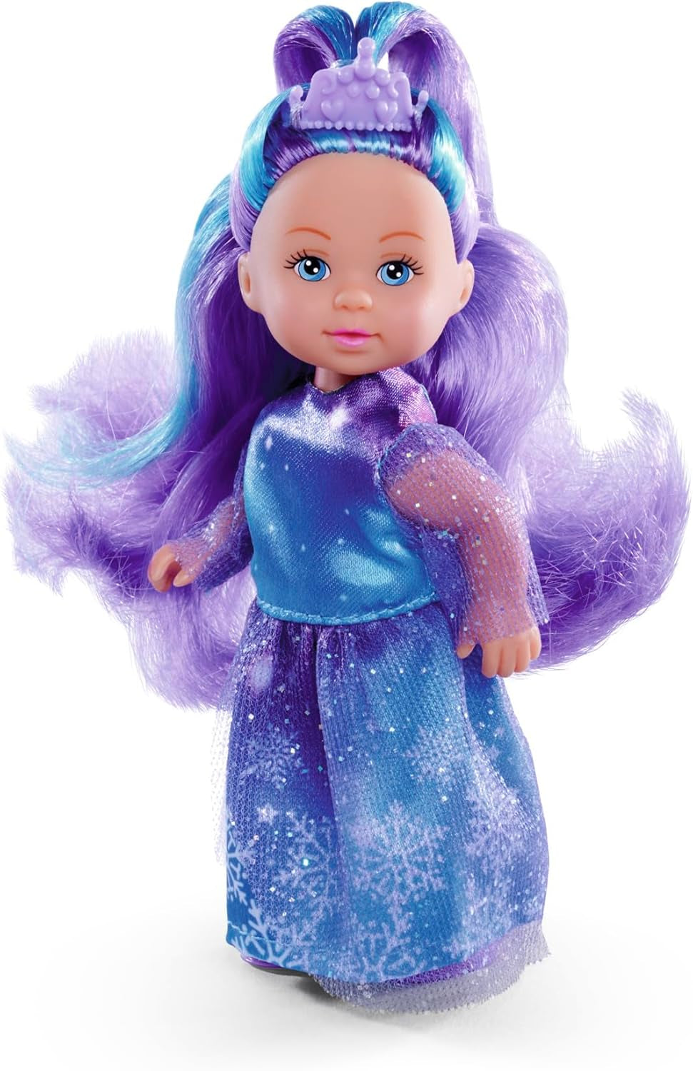 Panenka Simba Evi Princezna Fantasy of Love v pohádkových šatech s třpytivým jednorožcem 12cm hrací panenka Věk 3+