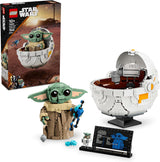 LEGO Star Wars 75403 Grogu ve své mandalorianské repulzorové kolébce - Sběratelská minifigurka - Model ke stavění, hraní a vystavení - Domácí dekorace - Dárek pro chlapce a dívky ve věku od 10 let Stavebnice Besuche den LEGO-Store Výchozí název