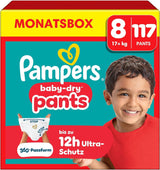 Pampers Baby-Dry Pants Größe 5, 160 Stück, 11kg-17kg, 360° auslaufsichere Vhodné pro den i noc