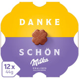Milka Little Thank You Chocolates 12 x 44 g, jemné mléčné krémové čokolády s alpskou mléčnou čokoládou (balení 5 ks)