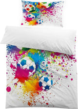 Chlapecké povlečení, fotbal, mikrovlákno polyester Povlečení dětské Naty Shop Model 2 150X200 Cm + 50X80 Cm
