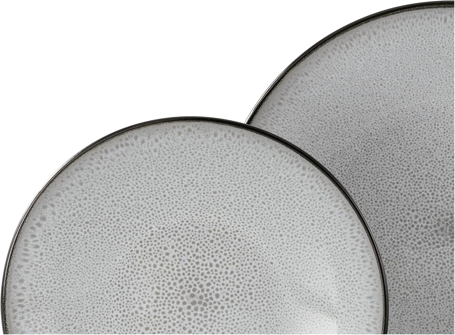 CreaTable, 23964, Serie Malmö, 18dílný Geschirrset für 6 Personen, Teller Set aus Steinzeug, spülmaschinen- und mikrowellengeeignet, Qualitätsproduktion