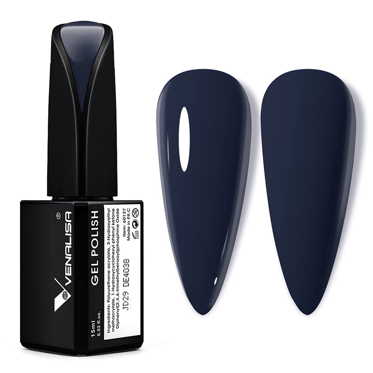 VENALISA Korálově oranžový UV lak na nehty 15 ml gelový lak na nehty pro UV lampu na nehty Průhledný gel lak na nehty Coral Orange Modely pro vlastní design nehtů