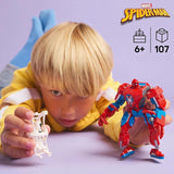 LEGO Marvel Spider-Man Mech vs. Anti-Venom - Superhrdinská hračka se 2 minifigurkami - Akční figurka s pohyblivými pažemi, nohama a prsty - Dárek pro chlapce a dívky Věk 6+ 76308 Stavebnice Besuche den LEGO-Store