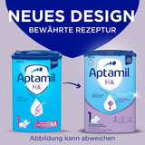 Aptamil HA 1 - kojenecká výživa od narození, s DHA, bez laktózy, bez palmového oleje, dětská výživa, sušené mléko, 1 x 800 g