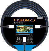 Fiskars ML zahradní hadice X Series ruční zavlažovací hadice 13 mm (1/2"), délka: 25 m, univerzální připojení, UV ochrana, ochrana proti mrazu, odolná proti zkroucení, modrá, 1076045