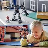 LEGO Marvel Venom Mech vs. Miles Morales Pohyblivé akční figurky pro děti Sada Spider-Man s minifigurkami Superhrdina Duel Hračka Dárek pro chlapce a dívky 6 let 76276 Stavebnice Besuche den LEGO-Store
