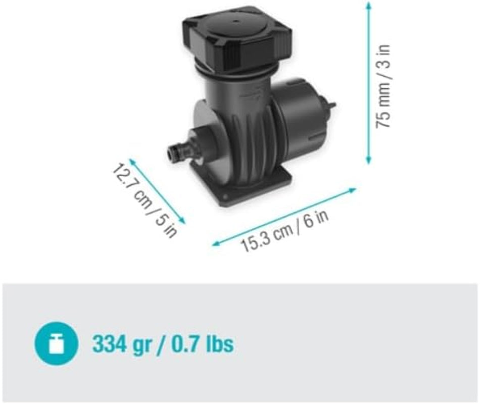 Závlahový systém Gardena Micro-Drip Basic Unit 2000: Základní jednotka pro snížení tlaku, průtok vody cca. 2 000 l/h, technologie rychlého a snadného připojení (1354-20)