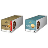 Dallmayr Crema d'Oro, XXL-Vorratsbox (3 x 30 kapslí) & Dallmayr Crema d'Oro Caffè Latte (48 kafé, 48 ks, cremig & ausgefungen) 3er Pack (3 x 16 kapslí)