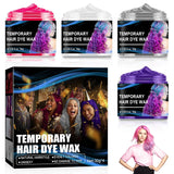 Halloween dočasné barvivo na vlasy 4 barvy Barva na vlasy Vosk Styling Tón vlasů Pro muže Ženy Pro Halloween Cosplay Party Barvy na vlasy Naty Shop Výchozí název