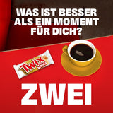 Twix bílé čokoládové tyčinky; karamel, sušenky, bílá čokoláda; více balení čokolády; 5 tyčinek (5 x 46 g)