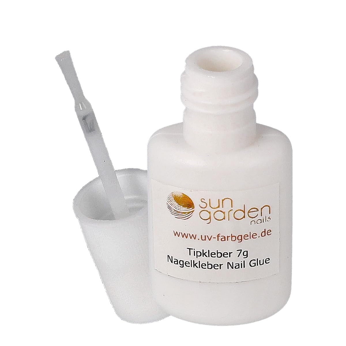 Sun Garden Nails jednofázový transparentní gel 30ml + krabička 100 tipů + lepidlo na tipy 7ml