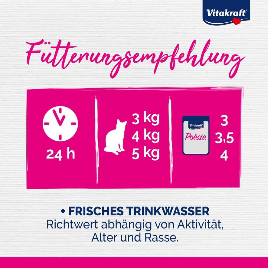 Vitakraft Poésie Délice, Fish Selection, Nassfutter Katze, Katzennassfutter v omáčce, mit Seelachs, mit Kabeljau, bez Zusatz von Zucker und Getreide (1 balíček s 6x 85g)