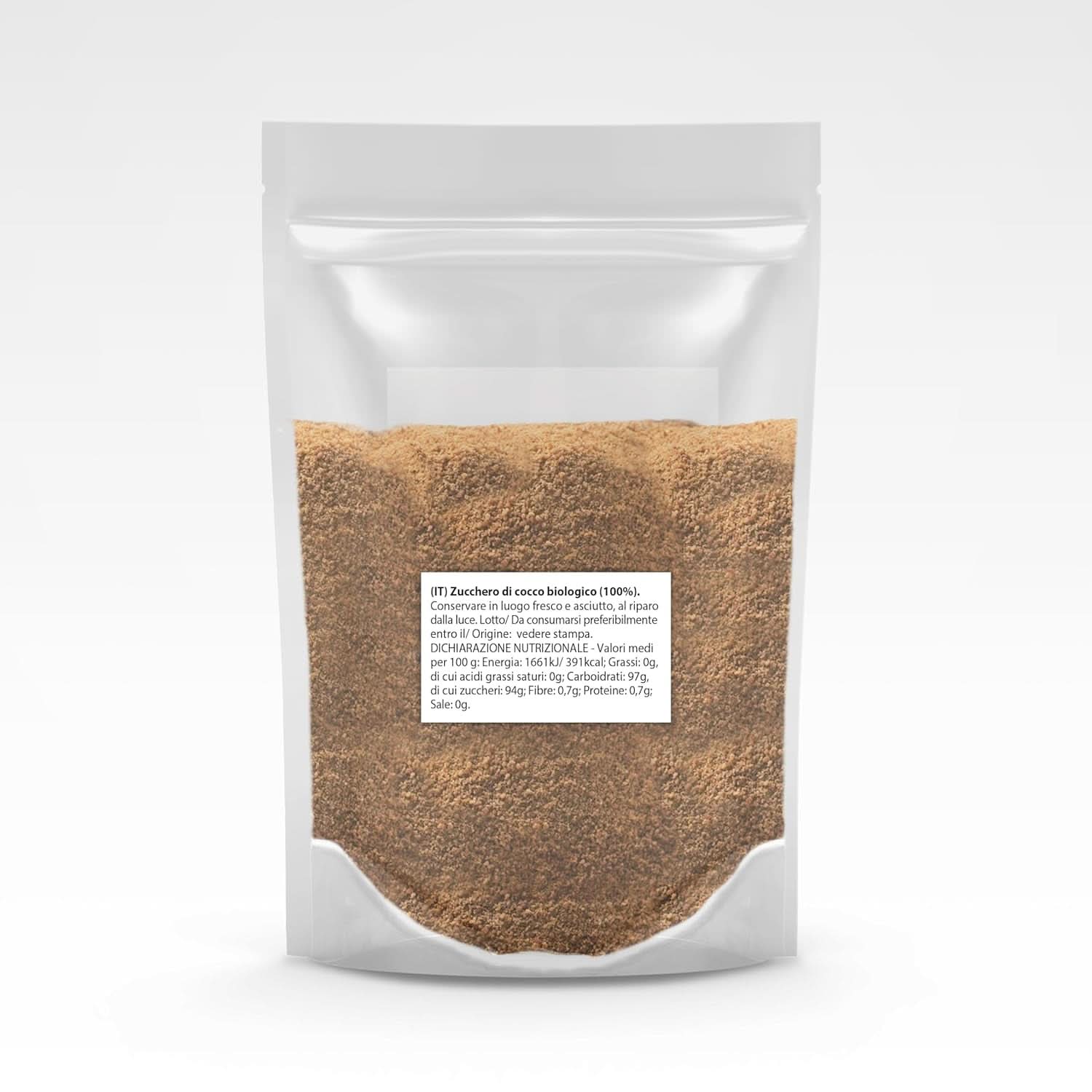 Kokosový cukr-100% bio, nerafinovaný, 1 kg sladidel Naty Shop