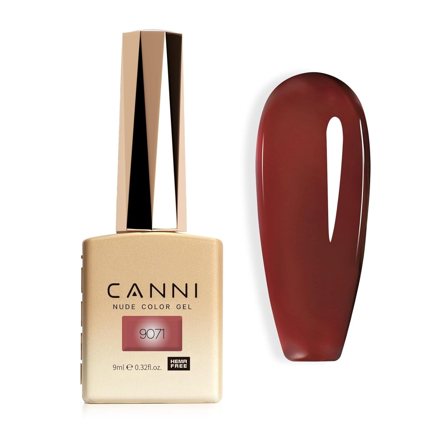 CANNI gel lak na nehty, semipermanentní, tmavě fialový, lak na nehty, UV gel, soak off, manikúra