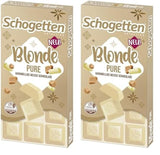 Schogetten Blonde Pure I bílá čokoláda s karamelem I 100 g I jednotlivě porcované (balení 2 ks)