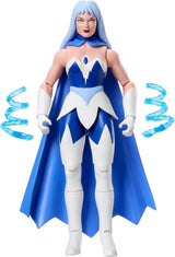 Masters of the Universe Origins Kolekce akční figurky Cartoon Frosta, asi 14 cm vysoká, z televizního seriálu z 80. let minulého století, princezna moci s ledovou silou, detailní design a plášť, akční figurky JBM87 Naty Shop