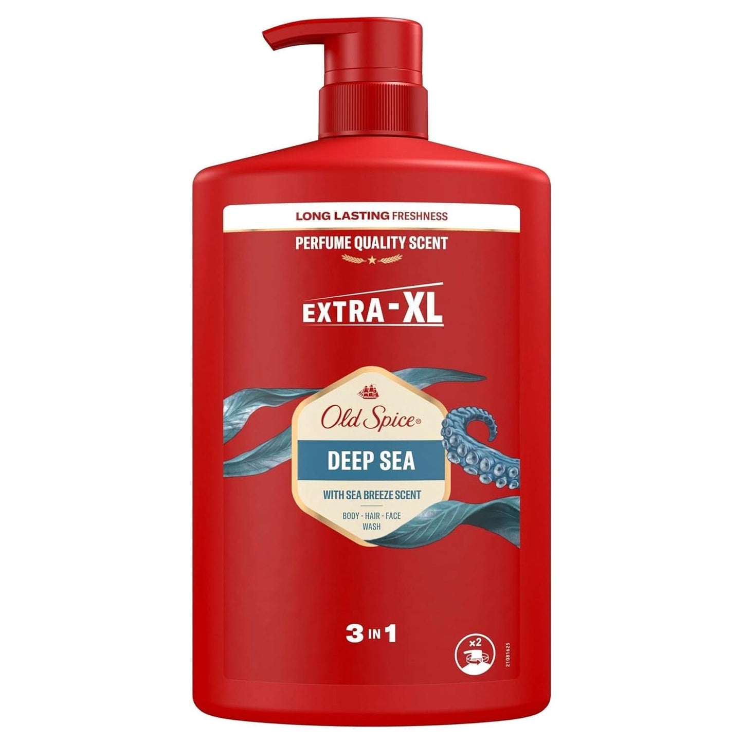 Old Spice Captain 3 v 1 sprchový gel a šampon pro muže, 1 litr sprcha a vana Naty Shop Deep Sea