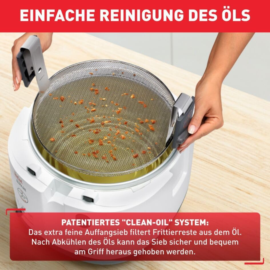 Fritéza Tefal FF1631 Filtra One, 1 900 W, Kapacita 1,2 kg Domácí spotřebiče Naty Shop